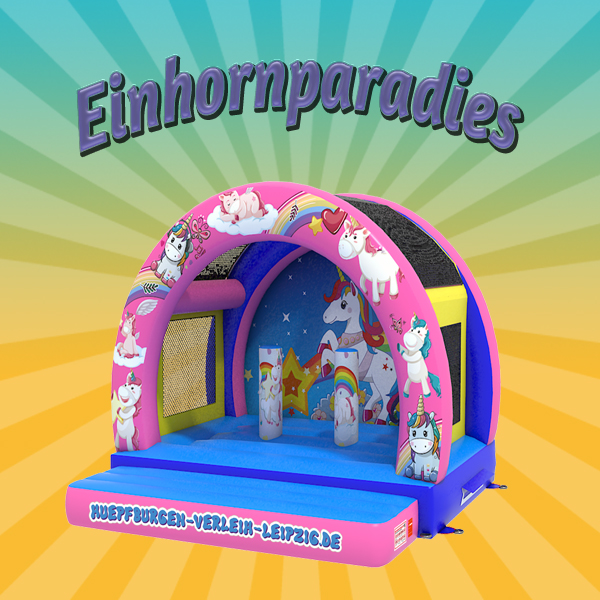 Hüpfburg „Einhornparadies“ mieten – Leipzig, ab 109 €/Tag