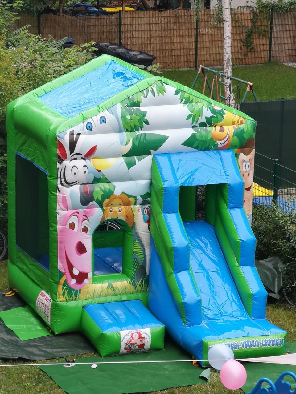 Hüpfburg Dschungelparty mieten – Leipzig, ab 89 €/Tag – 2