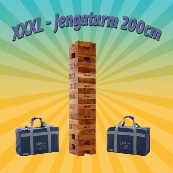 XXXL Jengaturm 200 cm mieten – Leipzig, ab 19 €/Tag