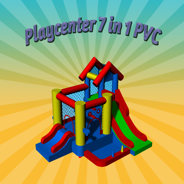 Hüpfburg Playcenter 7 in 1 mieten – Leipzig, ab 99 €/Tag