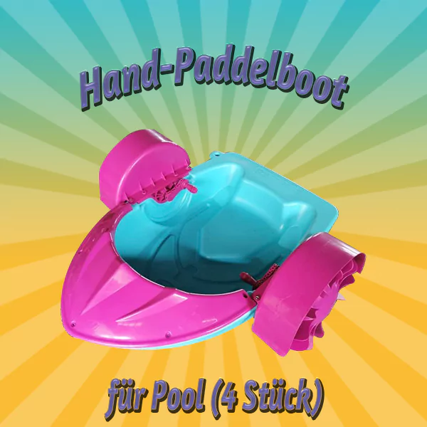 4 Hand-Paddelboote für Pool mieten – Leipzig, ab 59 €/Tag