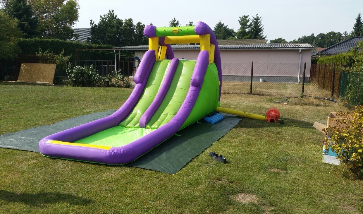 Wasserrutsche TWIN mit Pool (Nylon) mieten – Leipzig, ab 69 €/Tag – 4