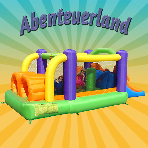 Hüpfburg Abenteuerland (Nylon) mieten – Leipzig, ab 79 €/Tag