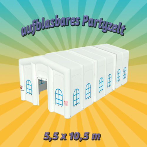 aufblasbares Partyzelt 5,5m x 10,5m mieten – Leipzig, ab 289 €/Tag
