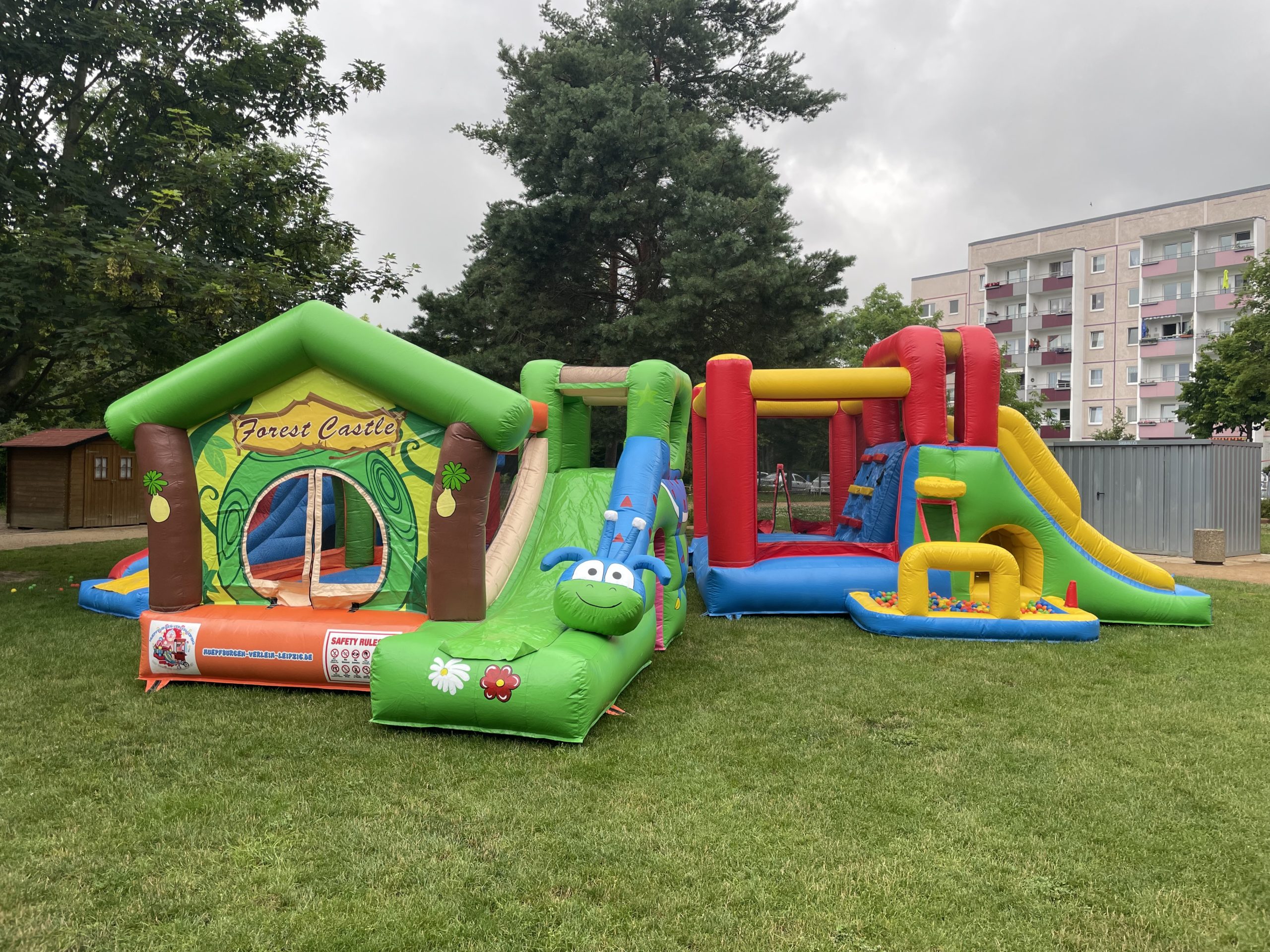 Hüpfburg Jungle Fun mieten – Leipzig, ab 109 €/Tag – 5