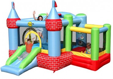 Hüpfburg Schloss mit Anbau (Nylon) mieten – Leipzig, ab 69 €/Tag – 2