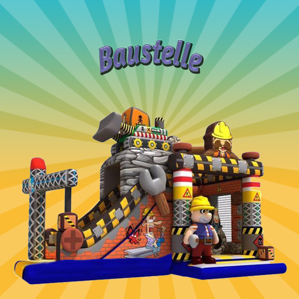 Hüpfburg Baustelle mieten – Leipzig, ab 189 €/Tag