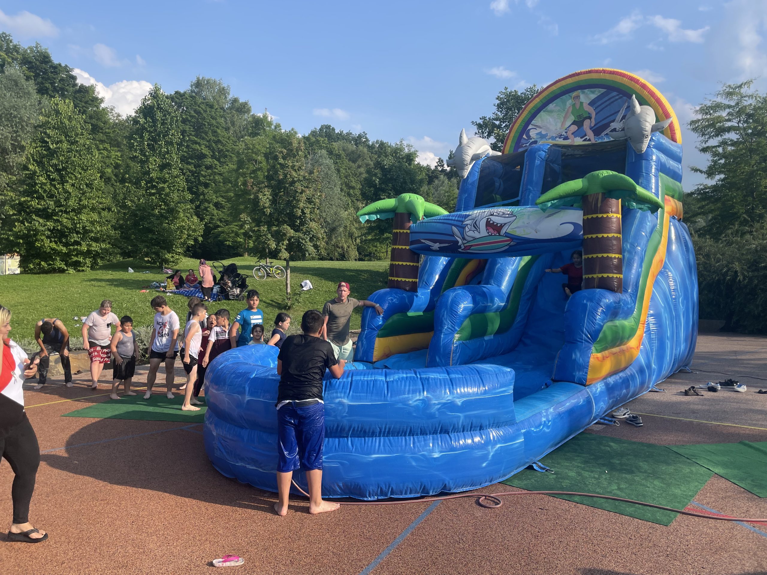 Mega Wasserrutsche mit Pool mieten – Leipzig, ab 219 €/Tag – 2