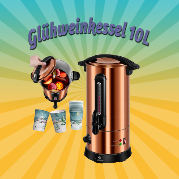 Glühweinkessel 10 Liter mieten – Leipzig, ab 12,50 €/Tag