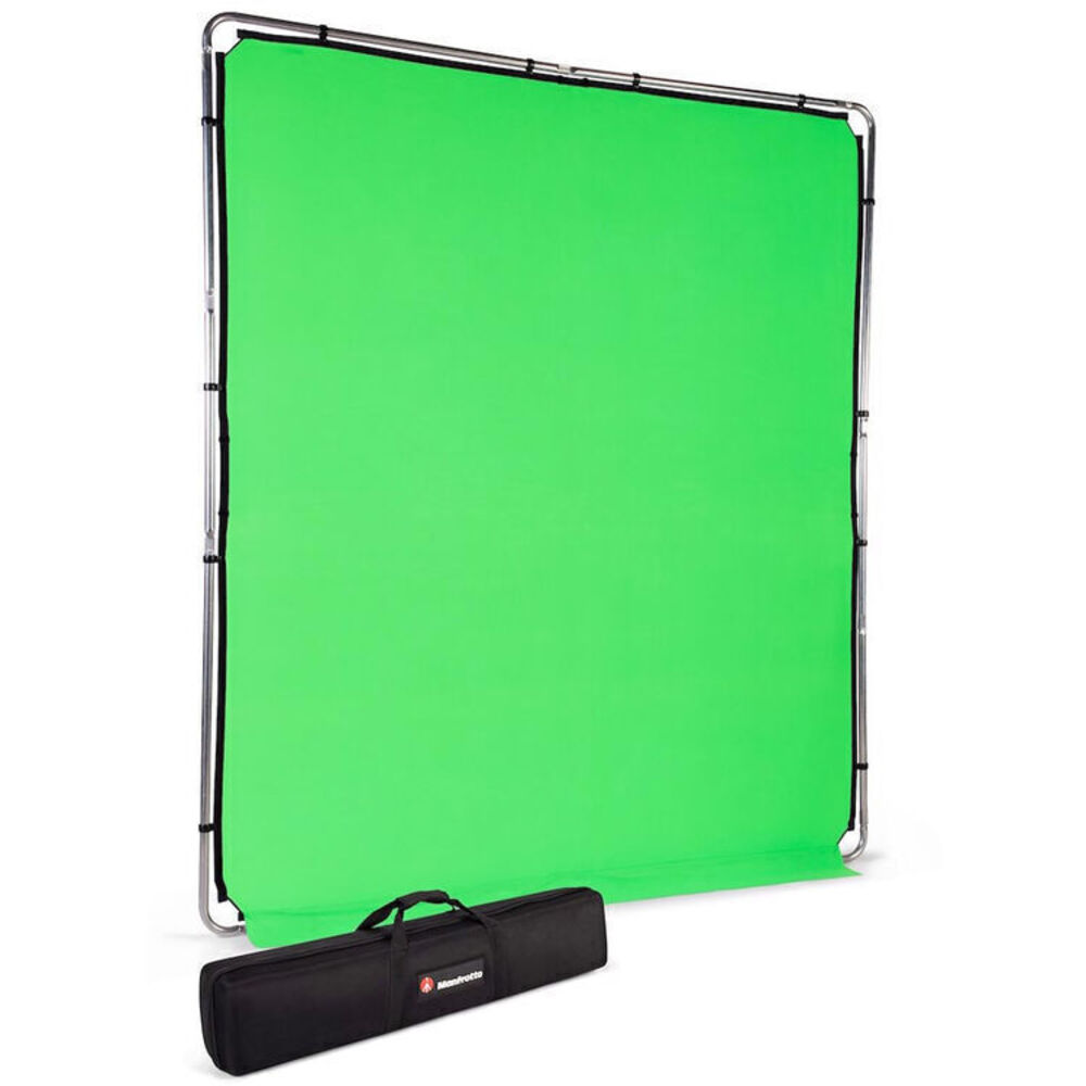 Manfrotto 2m x 2.3m Chroma Key Green screen mieten – ab 20 €/Tag – 4