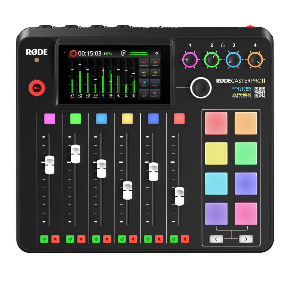 RØDE Podcast set mk2 (RØDECaster Pro II) mieten – Köln, Hamburg oder Versand, ab 75 €/Tag – 2