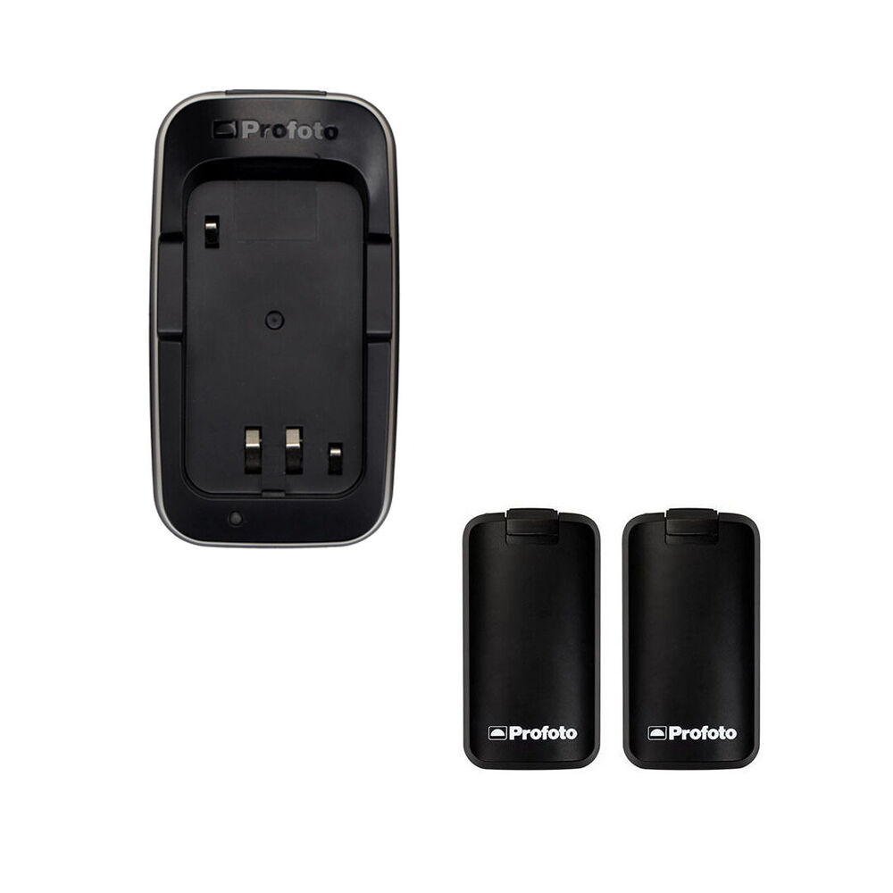 Profoto A1/A10 charger kit + batteries (set of 2) mieten – ab 20 €/Tag