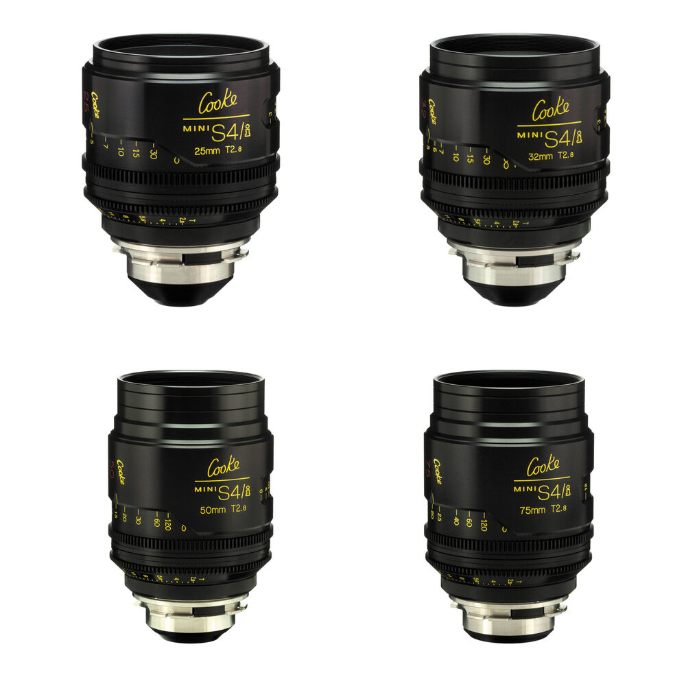 Cooke Mini S4/i Cine Prime Set (25/32/50/75) (PL) mieten – ab 240 €/Tag