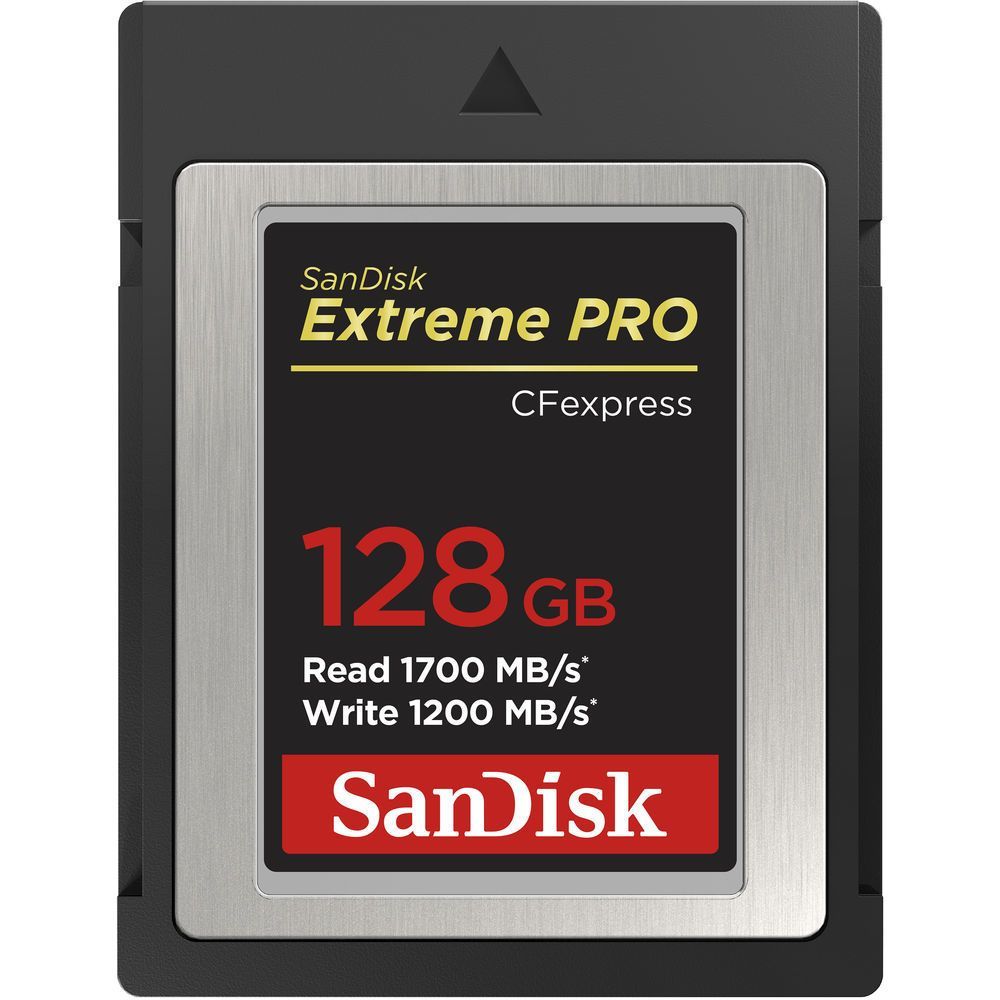 Sandisk CFexpress (type B) card 128GB 1200MB/s mieten – ab 15 €/Tag
