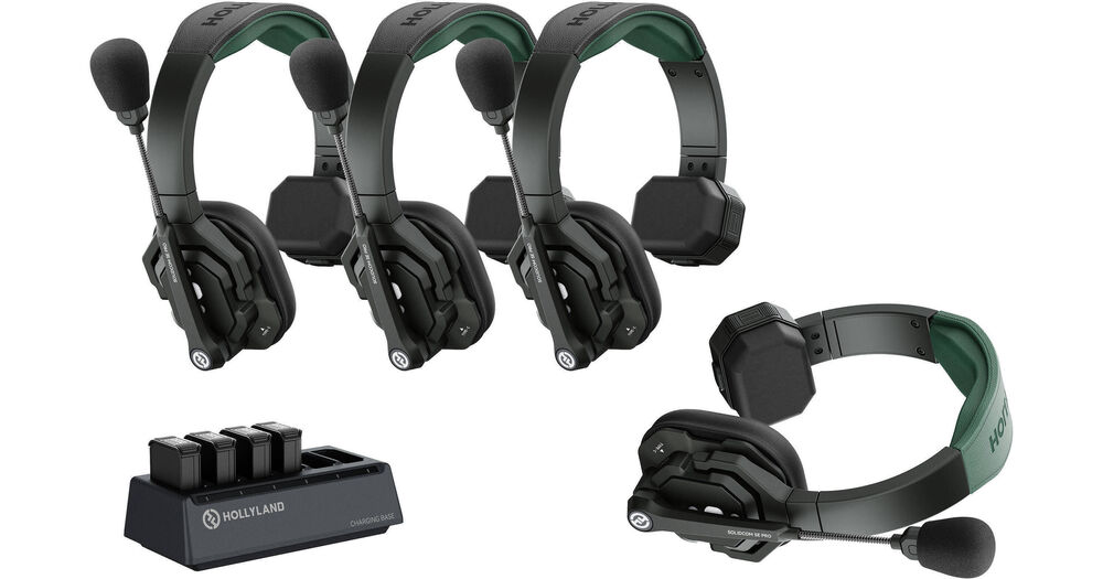 Hollyland Solidcom SE Pro Intercom 4x Set mieten – Köln, Hamburg oder Versand, ab 55 €/Tag