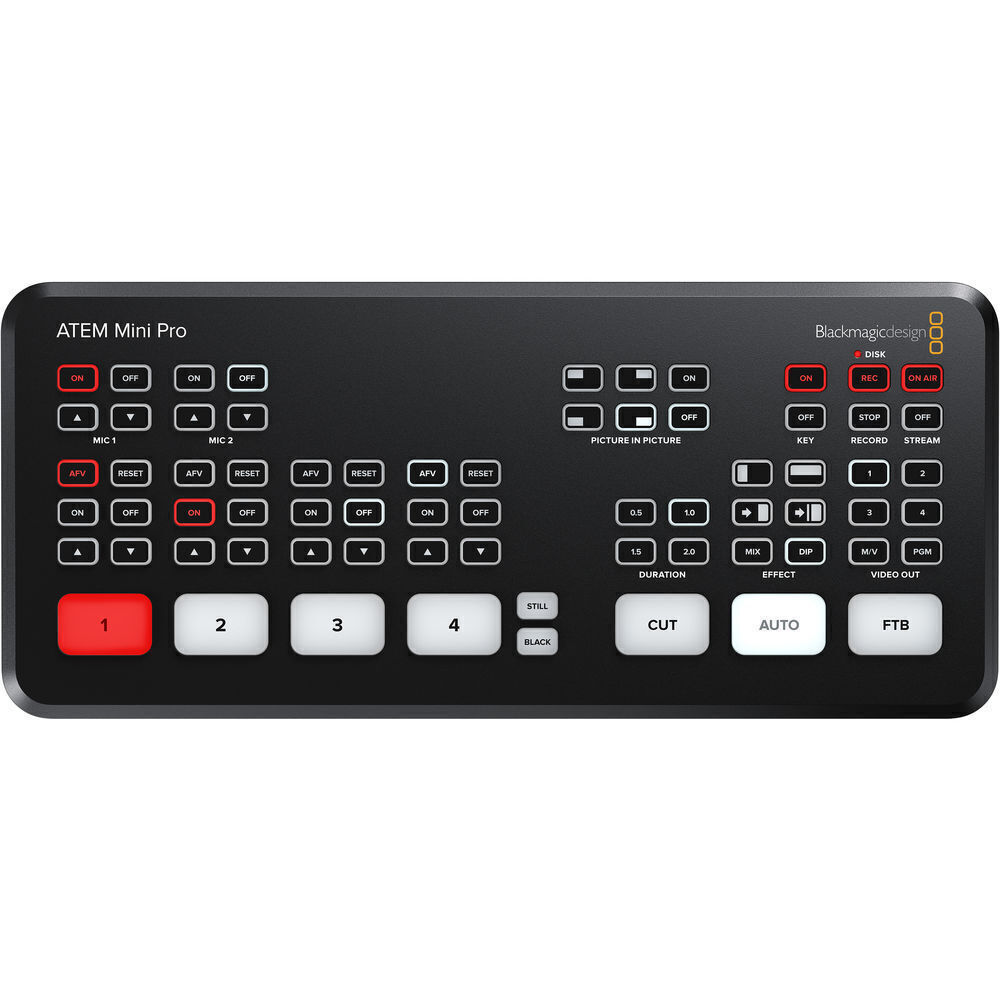 Blackmagic ATEM Mini Pro Live Stream Switcher mieten – ab 40 €/Tag