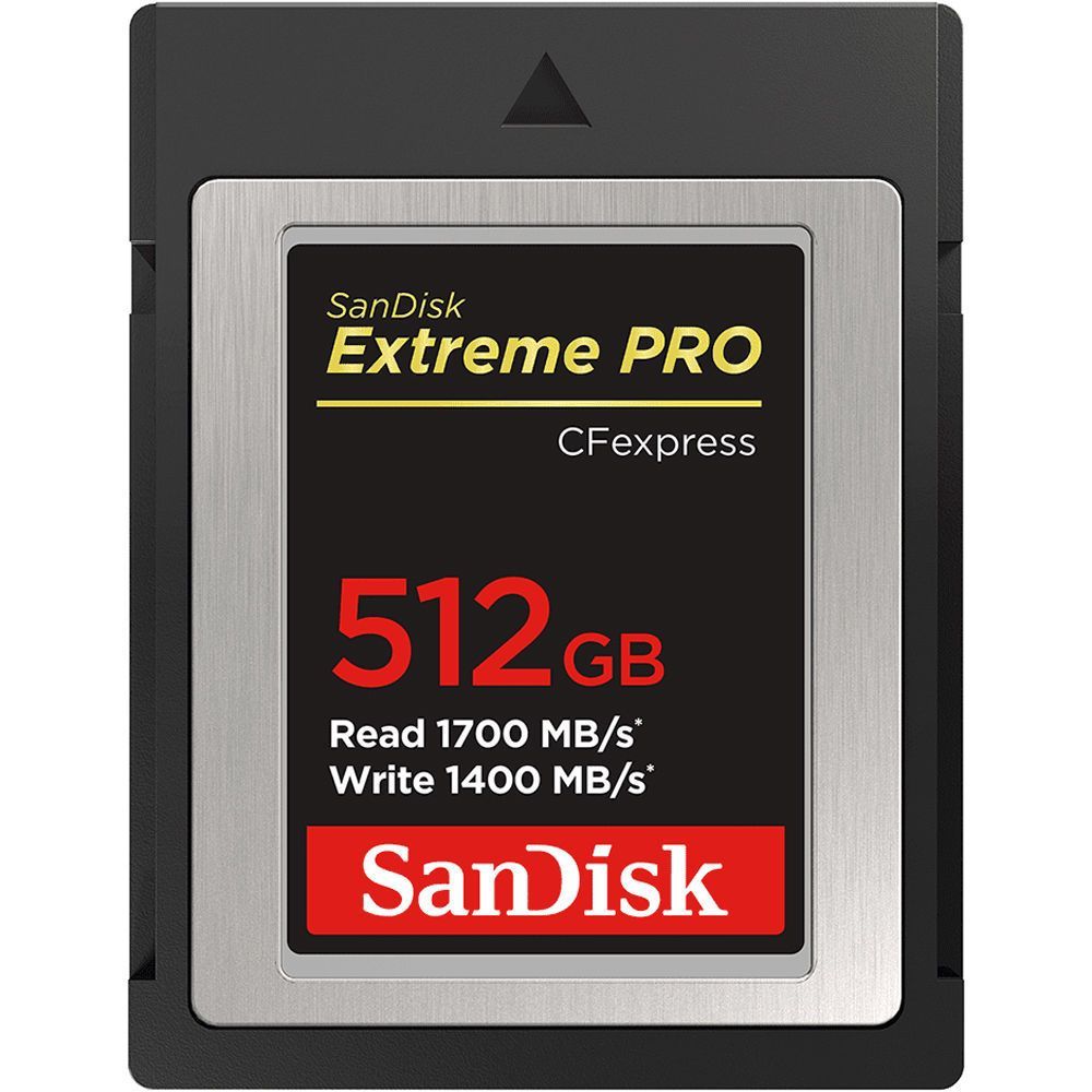 Sandisk CFexpress (type B) card 512GB 1400MB/s mieten – ab 34 €/Tag