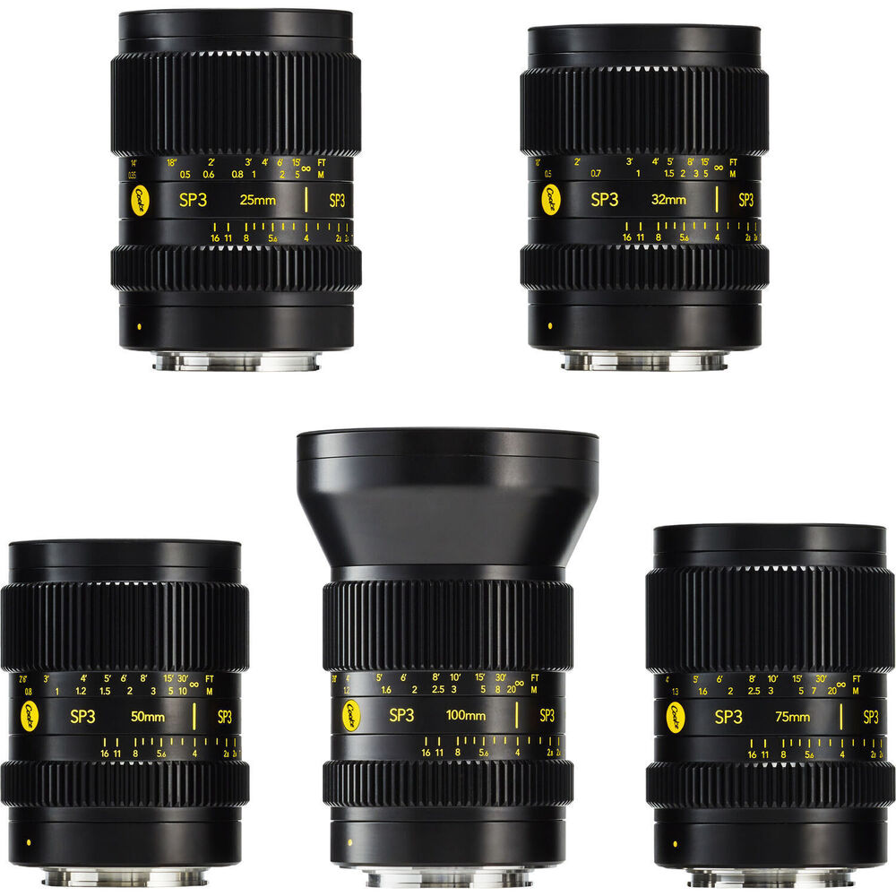 Cooke SP3 Cine Prime Set (25/32/50/75/100mm) (Sony FE) mieten – ab 295 €/Tag