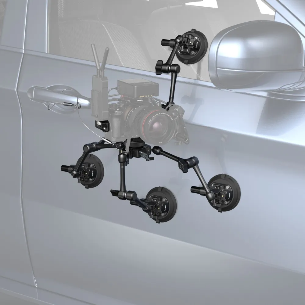 SmallRig All-in-One 4-Arm Saugnapf-Kamerahalterung Kit für Fahrzeugaufnahmen SC-15K mieten