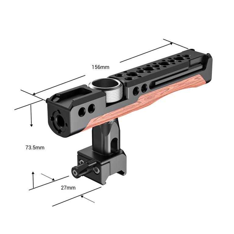 SmallRig Drehbarer Natoklemme-Griff 2362 mieten – Versand deutschlandweit, ab 1,90 €/Tag – 2