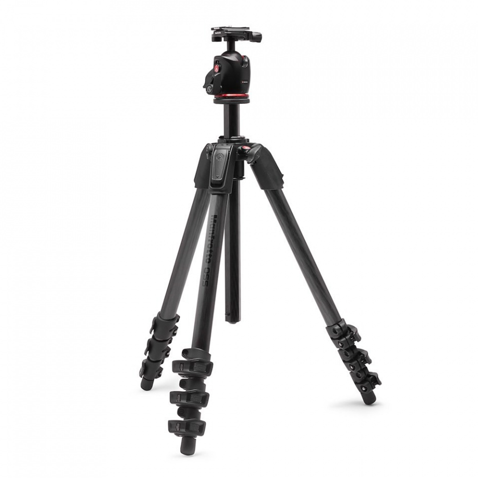 Manfrotto 055XPRO AS Carbonfaser-Stativ-Set mit Kugelkopf mieten – ab 6,90 €/Tag