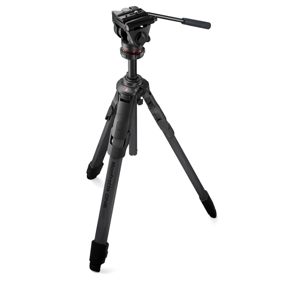 Manfrotto ONE Hybrid Carbonfaser-Stativ mit 500X Fluid-Kopf mieten – ab 7,90 €/Tag