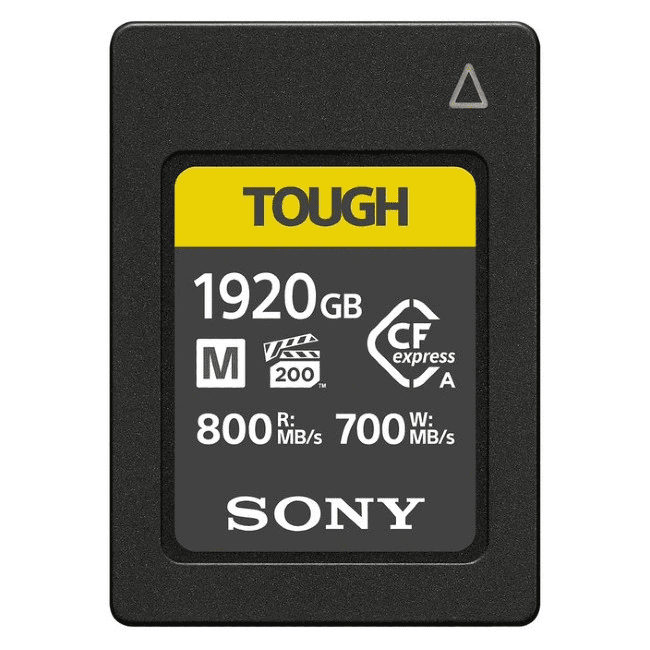 Sony CFexpress Type A 1920 GB Speicherkarte Serie CEA-M (800 MB/ s) mieten