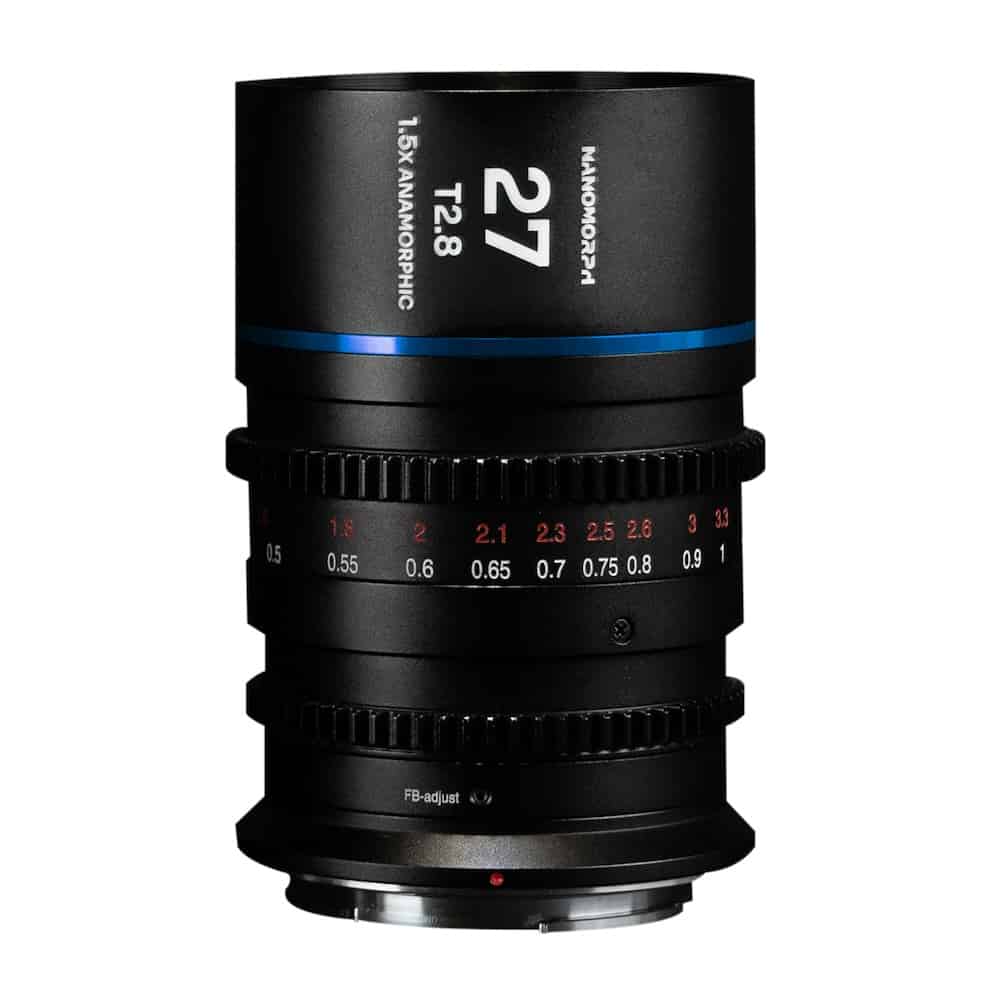 LAOWA Nanomorph 27mm T2.8 1.5X S35 blau Sony E mieten – ab 17,90 €/Tag