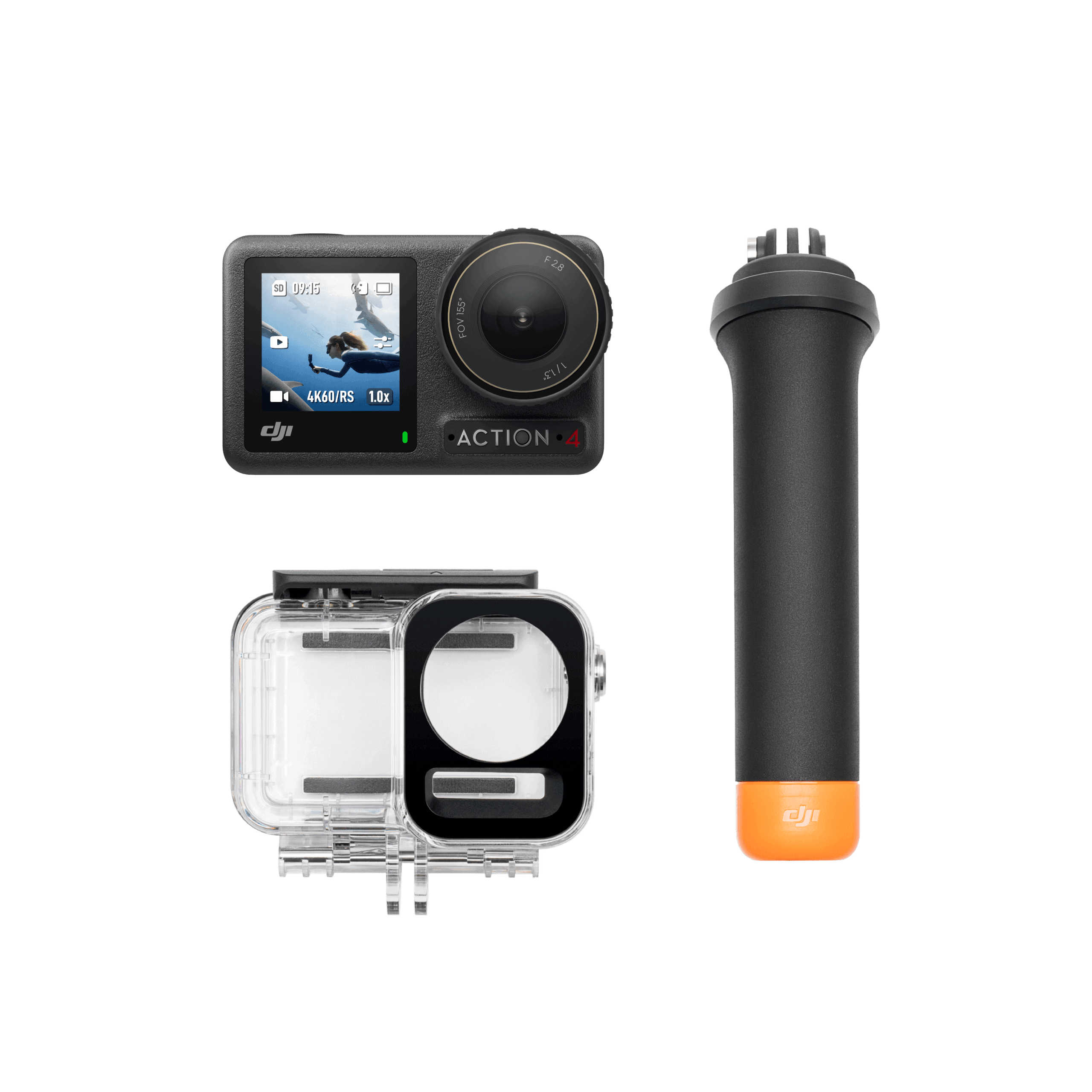 DJI Osmo Action 4 Tauch Combo mieten – Versand deutschlandweit, ab 6,90 €/Tag