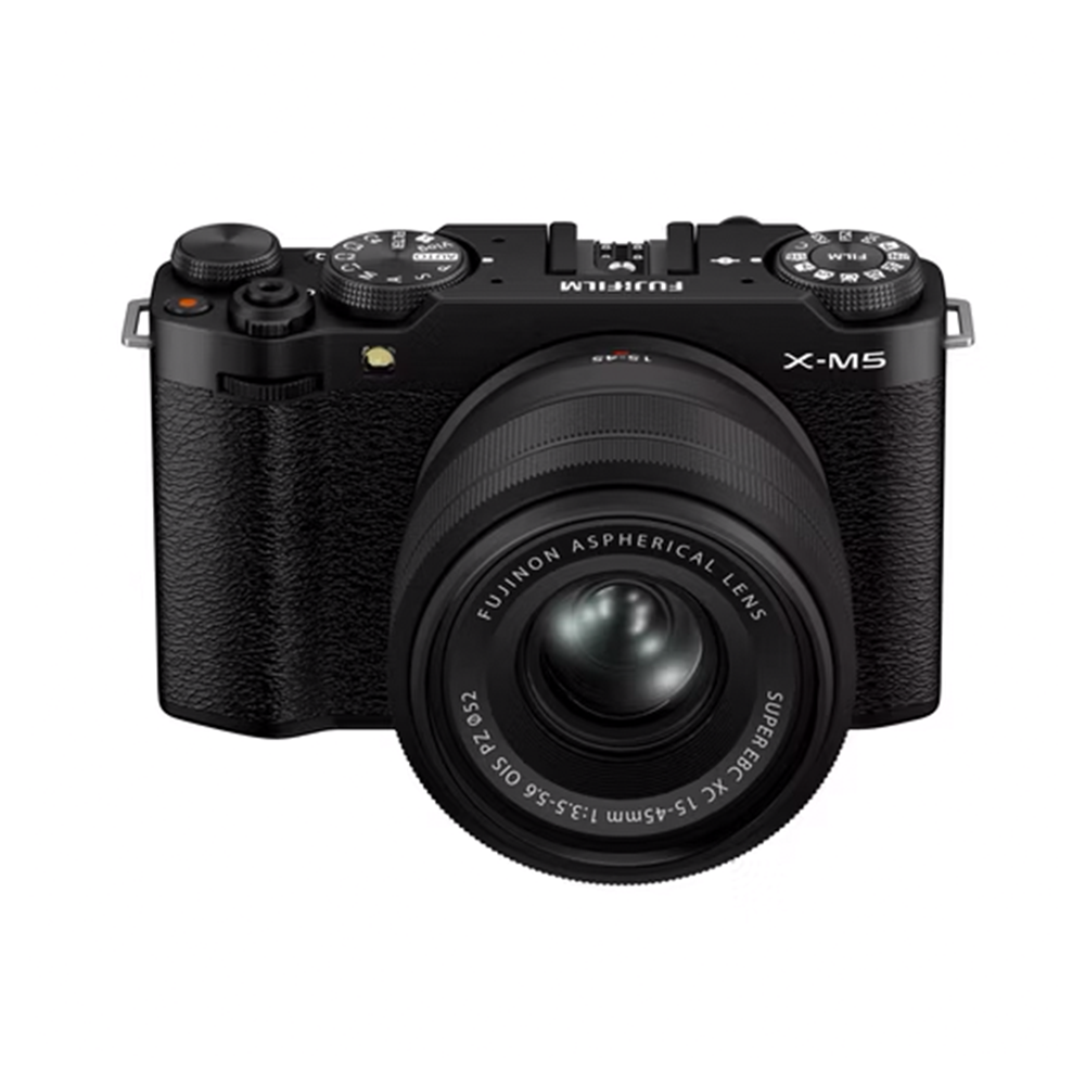 Fujifilm X-M5 Kit + XC15-45 OIS PZ schwarz mieten – ab 16,90 €/Tag