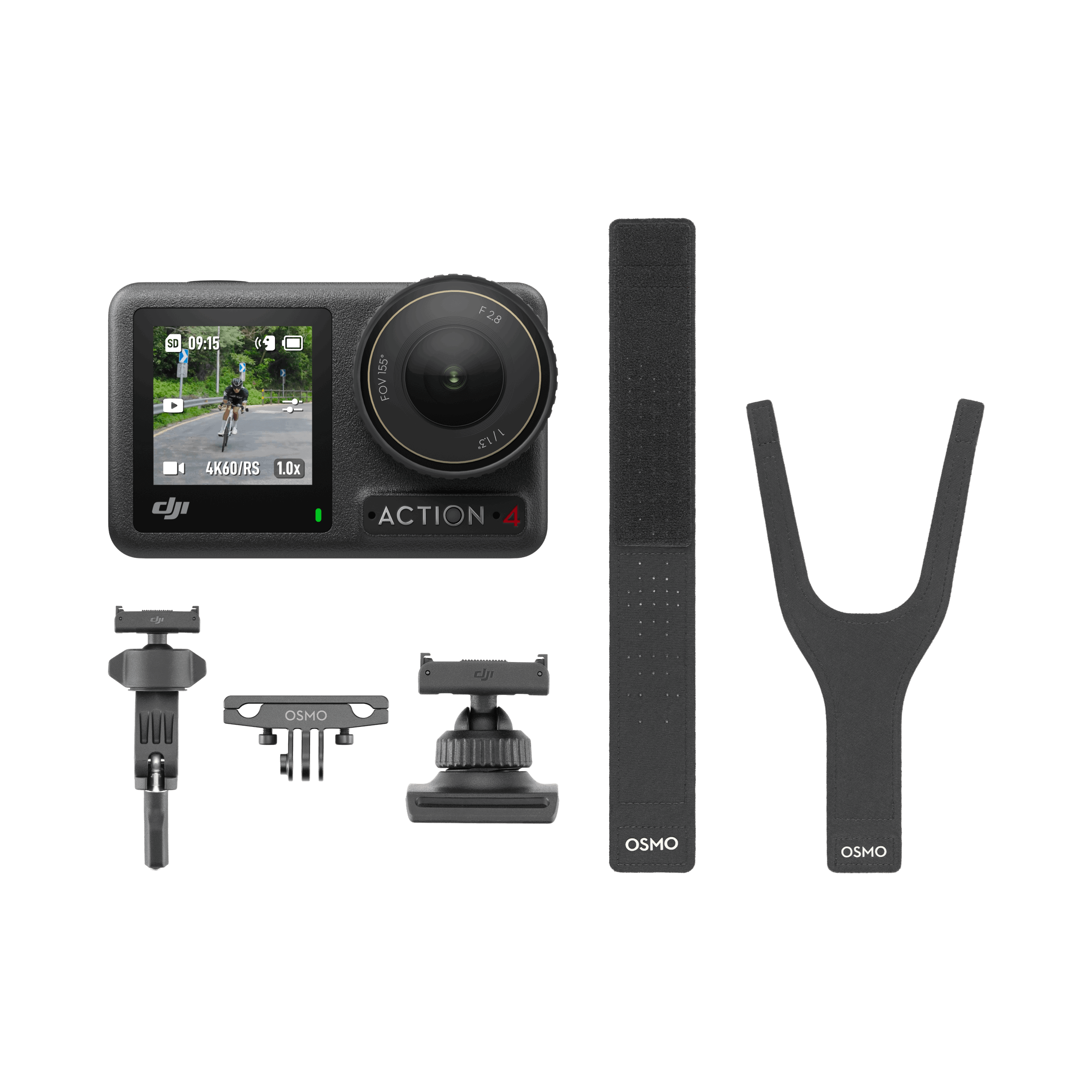 DJI Osmo Action 4 Rennradsport Combo mieten – Versand deutschlandweit, ab 6,90 €/Tag