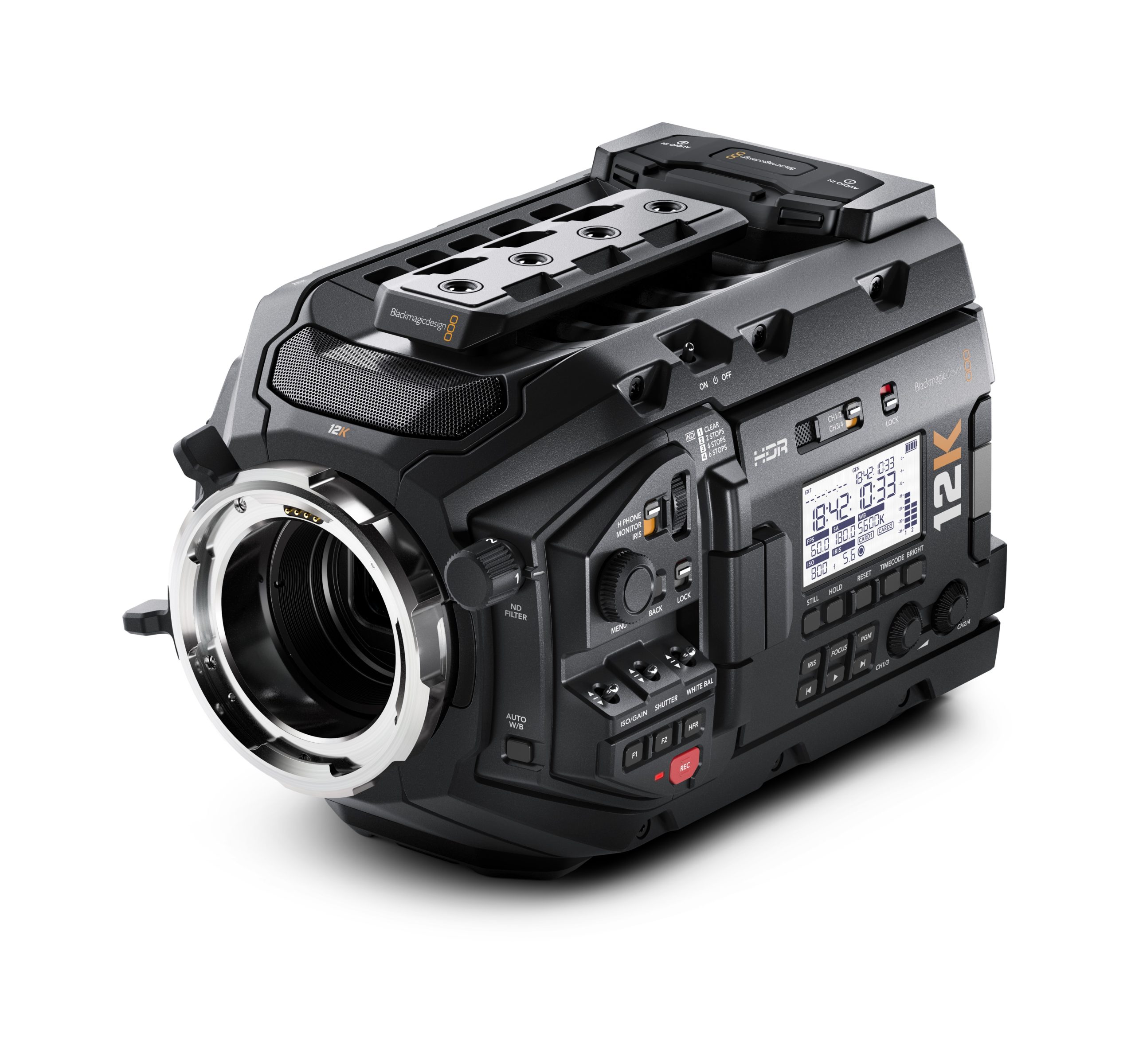 Blackmagic URSA Mini Pro 12K + EF Mount Adapter mieten – ab 249,90 €/Tag