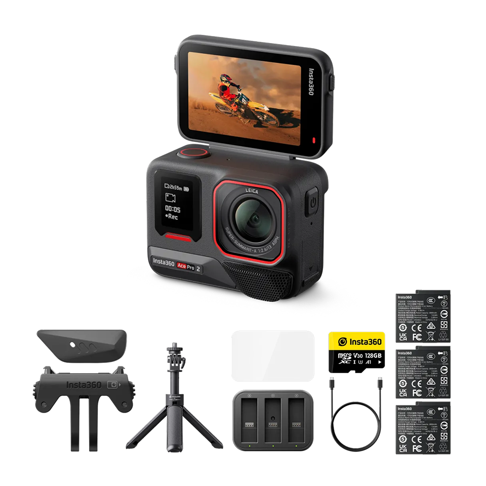 Insta360 Ace Pro 2 Creator Bundle mieten – Versand deutschlandweit, ab 8,90 €/Tag