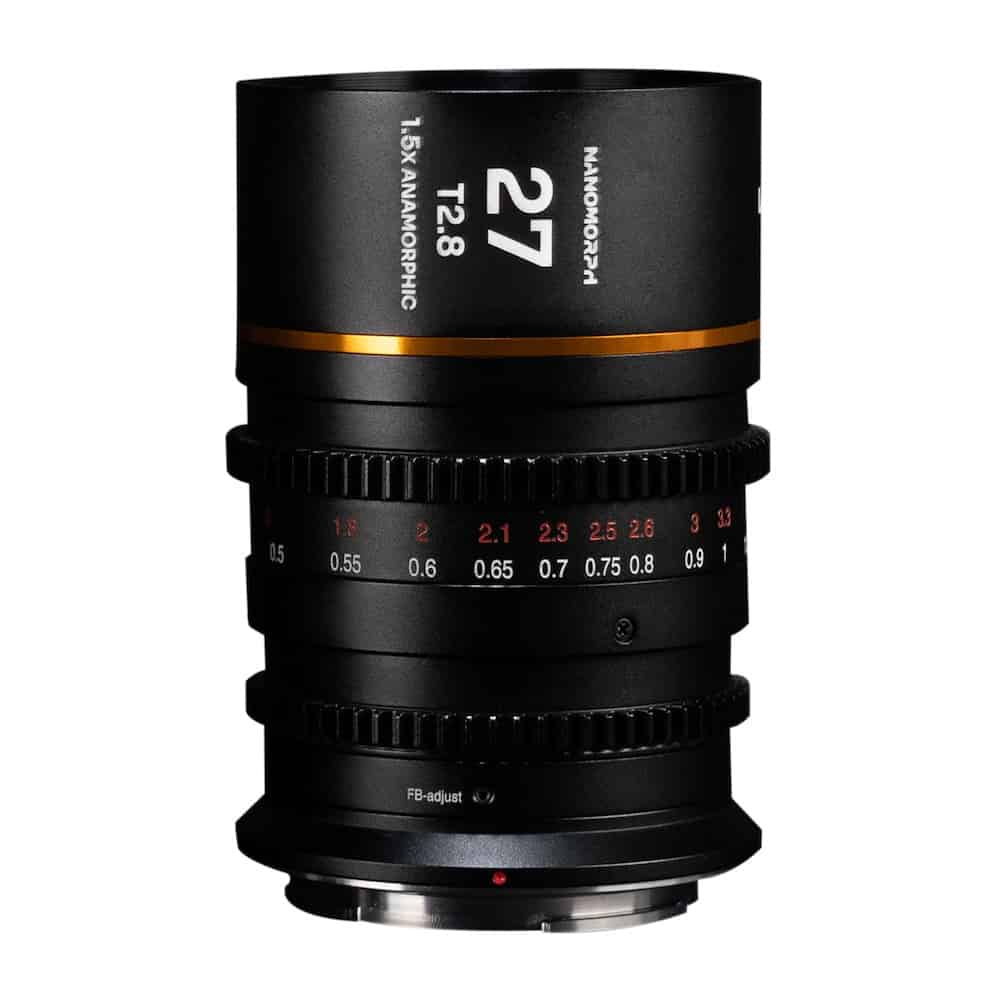 LAOWA Nanomorph 27mm T2.8 1.5X S35 orange Sony E mieten – ab 17,90 €/Tag
