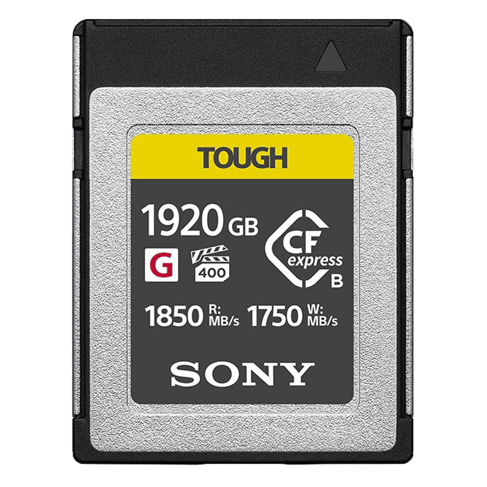 Sony CFexpress Type B 1920 GB Speicherkarte Serie CEB-G mieten – ab 29,90 €/Tag