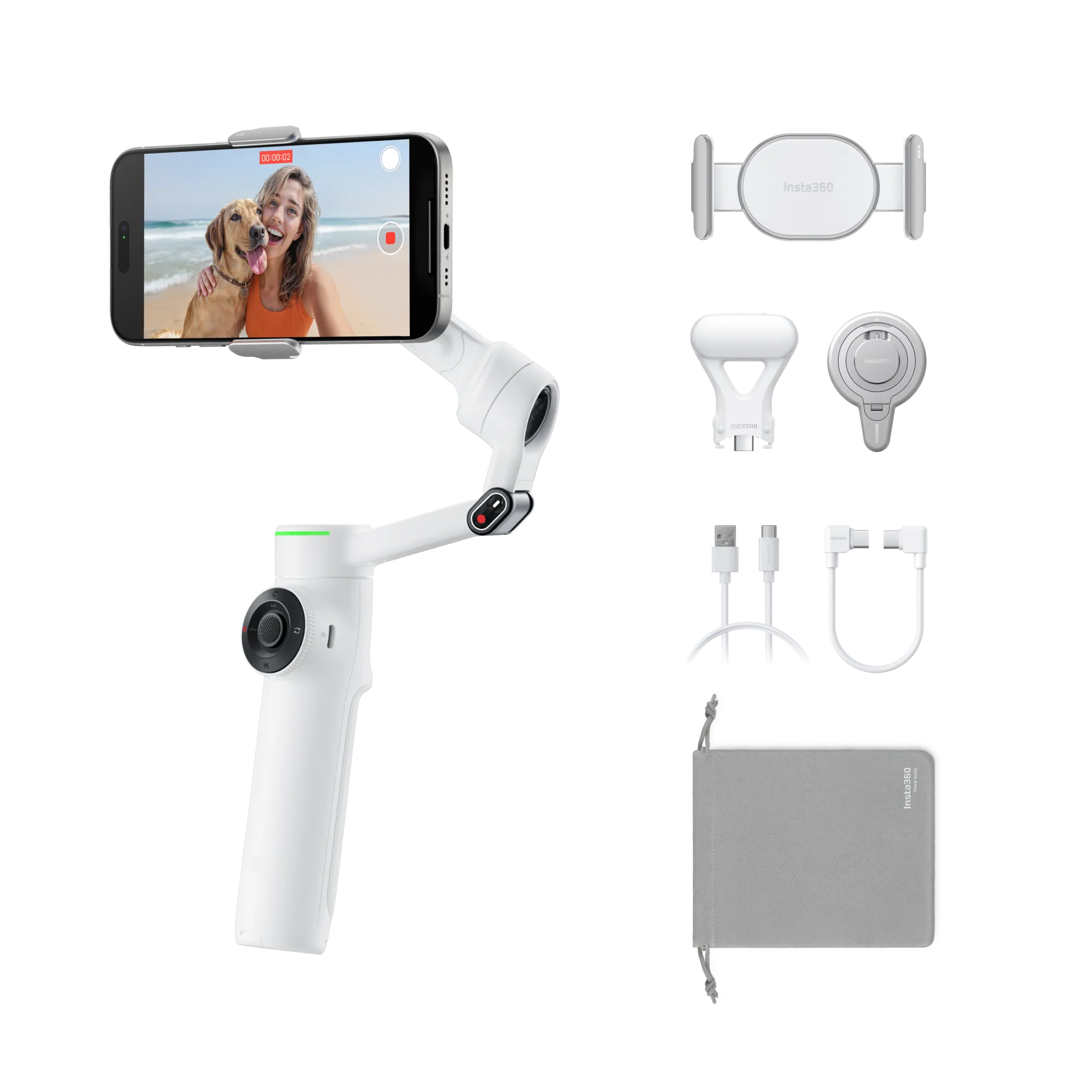 Insta360 Flow 2 Pro mieten – Versand deutschlandweit, ab 5,90 €/Tag – 2