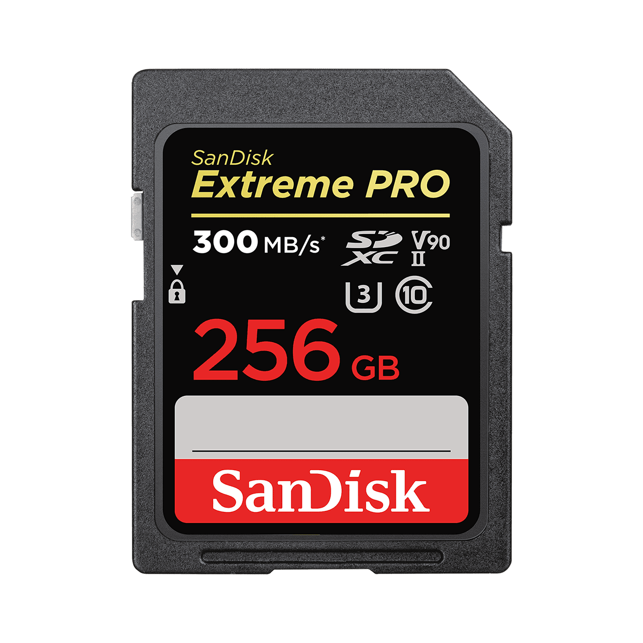SanDisk Extreme PRO 256 GB SD-UHS-II-Karte (300 MB/ Sek) (V90) mieten – ab 9,90 €/Tag