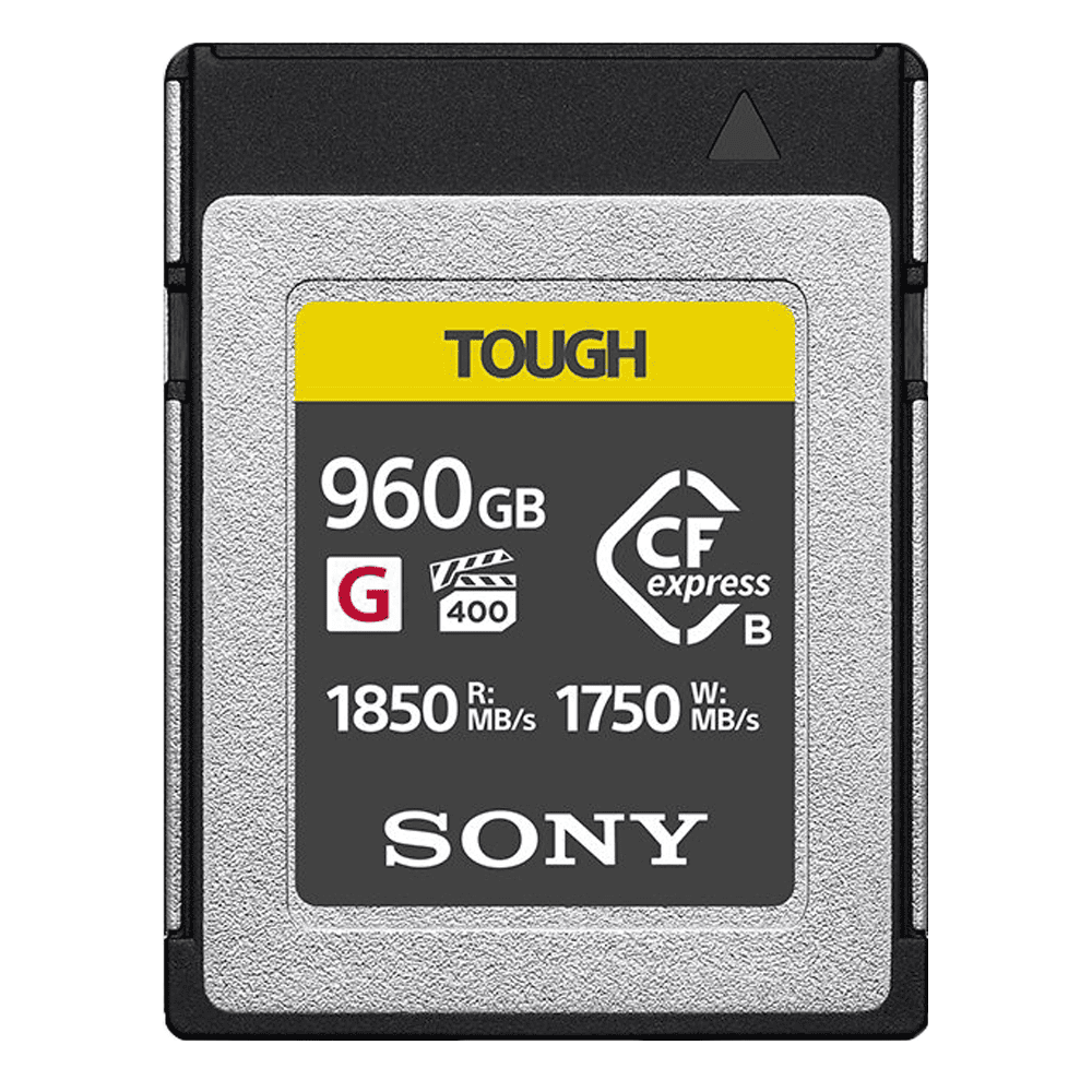 Sony CFexpress Type B 960 GB Speicherkarte Serie CEB-G mieten – ab 19,90 €/Tag