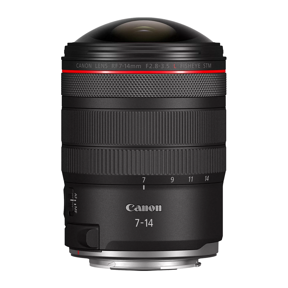 Canon RF 7-14mm F2.8-3.5L FISHEYE STM Objektiv mieten – ab 21,90 €/Tag