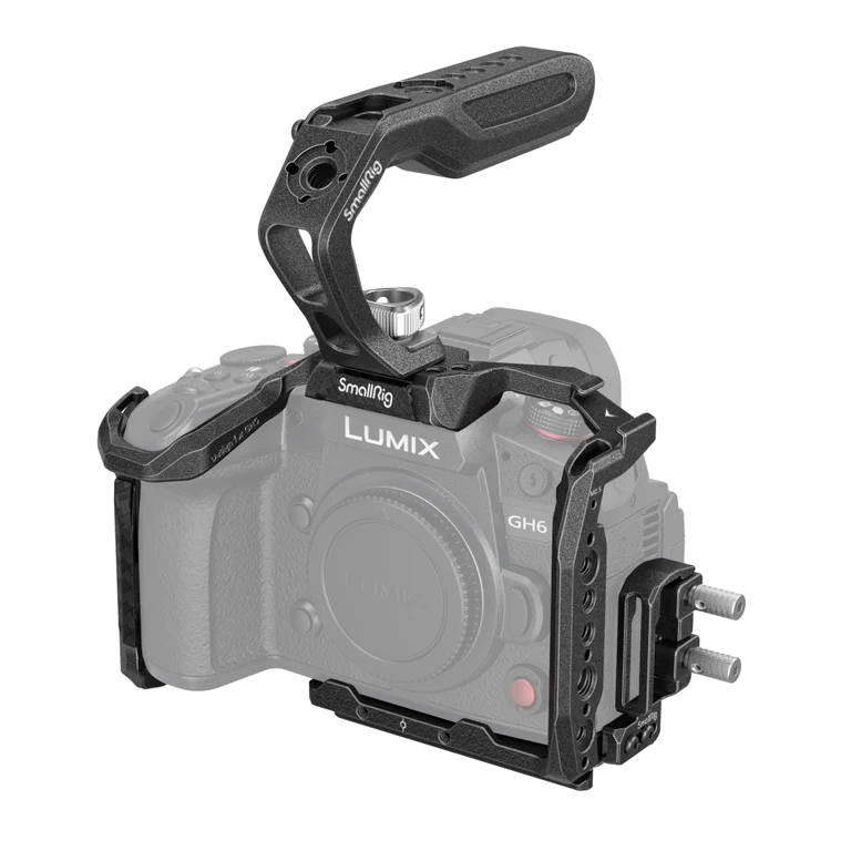 SmallRig „Black Mamba“ Serie Cage Kit für Kamera Panasonic LUMIX GH6 3441 mieten