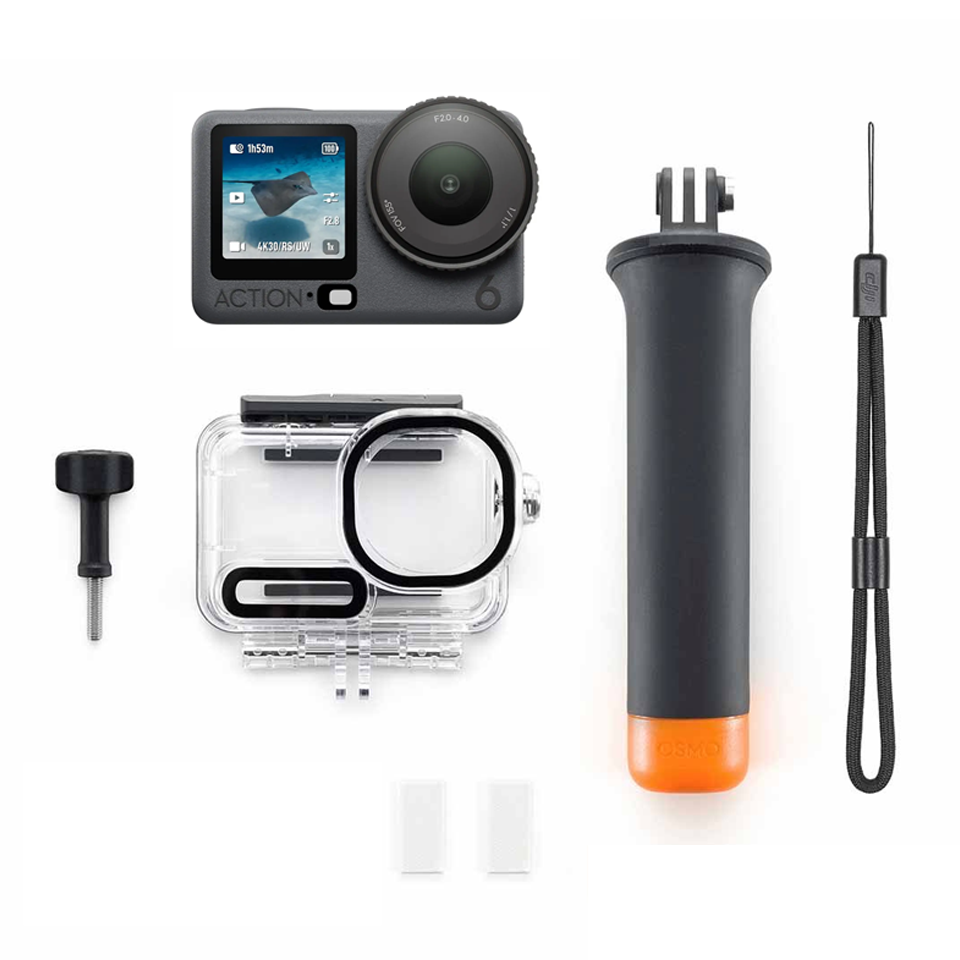 DJI Osmo Action 6 Tauch-Combo mieten – Versand deutschlandweit, ab 12,90 €/Tag – 2