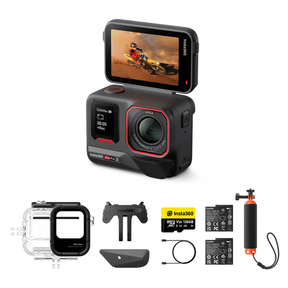 Insta360 Ace Pro 2 Tauch Bundle mieten – Versand deutschlandweit, ab 8,90 €/Tag