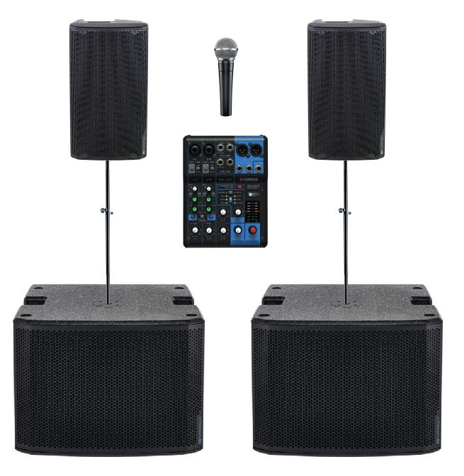 Ton Paket 9 dB Technologies (aktiv, 3600 Watt RMS) mieten – NRW, ab 210 € netto/Tag
