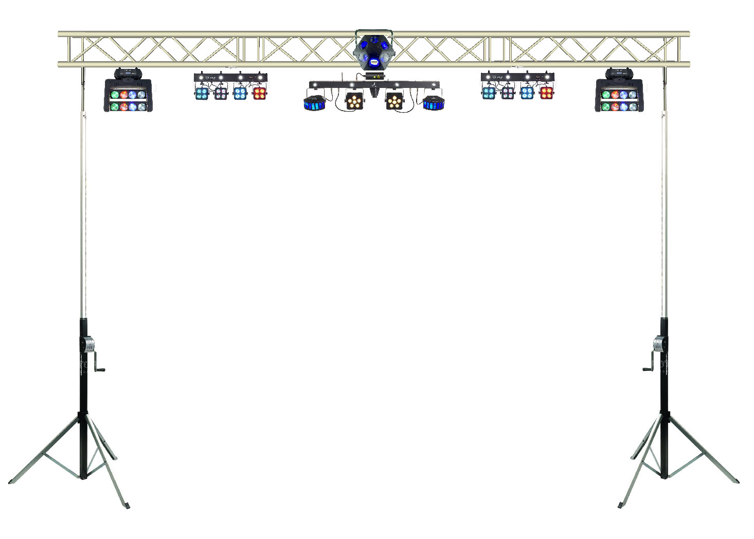 Licht Paket 4 Global Truss Traversensystem 5 m mieten – NRW, ab 210 € netto/Tag
