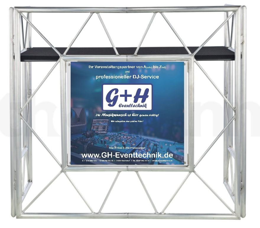 Accu Stand Pro Event Table II (DJ-Pult) mieten – NRW, ab 30 € netto/Tag