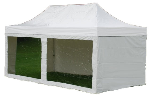 3x6 m Pagoden Faltzelt B1/B2 weiß mieten – NRW, ab 150 € netto/Tag