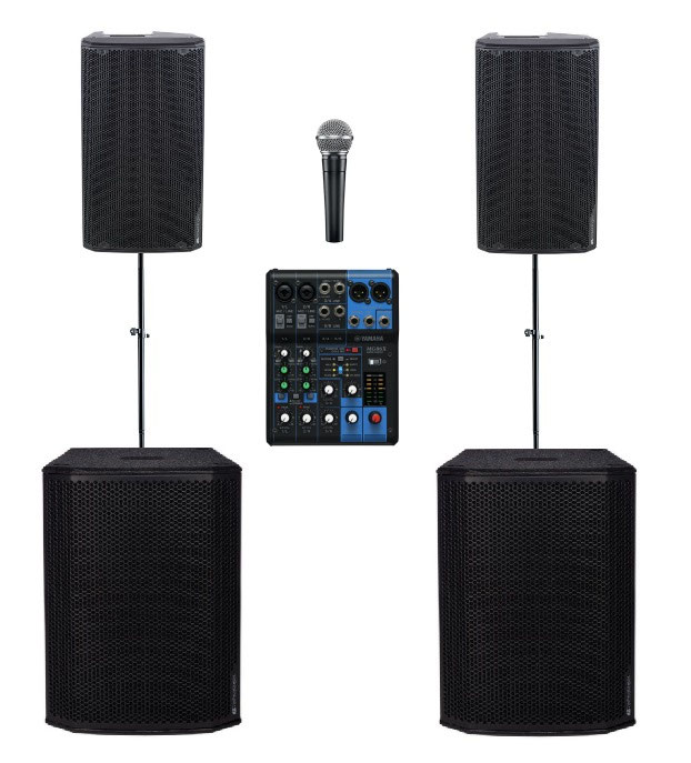 Ton Paket 7 dB Technologies (aktiv, 2400 Watt RMS) mieten – NRW, ab 168,75 € netto/Tag