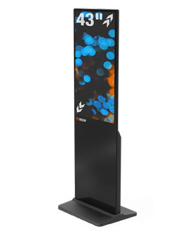 43" Digitaler Kundenstopper DKST-LED43 mit Touchscreen mieten – NRW, ab 160 € netto/Tag