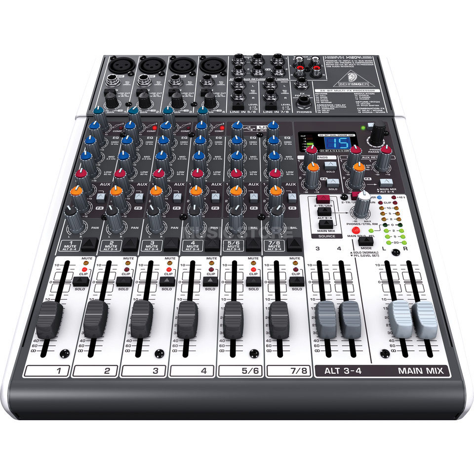 Behringer XENYX X1204USB mieten – NRW, ab 25,20 € netto/Tag