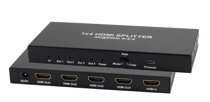 HDMI Verteiler 1x IN - 4x OUT, 4K2K 60Hz mieten – NRW, ab 12,50 € netto/Tag